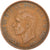 Munten, Australië, George VI, Penny, 1943, ZF, Bronzen, KM:36
