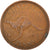 Moneta, Australia, George VI, Penny, 1943, EF(40-45), Brązowy, KM:36