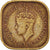 Monnaie, Sri Lanka , George VI, 5 Cents, 1944, TTB, Nickel-Cuivre, KM:113.2