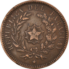 Coin, Paraguay, 2 Centesimos, 1870, EF(40-45), Copper, KM:3