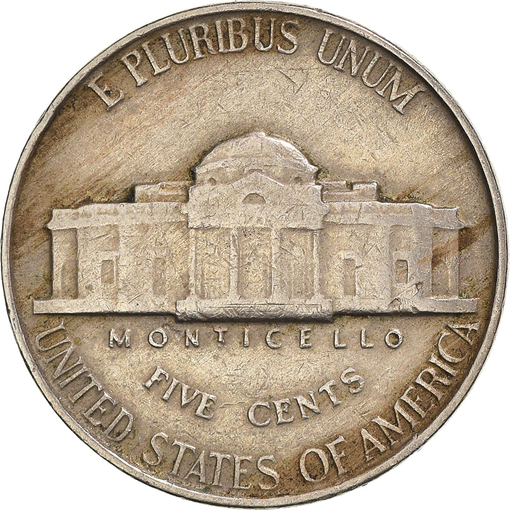 Coin, United States, Jefferson Nickel, 5 Cents, 1946, Philadelphia, EF(40-45)