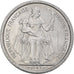 Coin, New Caledonia, 2 Francs, 1949, Paris, AU(55-58), Aluminum, KM:3