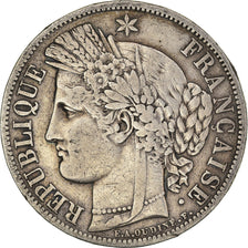 Coin, France, Cérès, 5 Francs, 1849, Paris, EF(40-45), Silver, KM:761.1