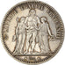 Moeda, França, Hercule, 5 Francs, 1873, Paris, EF(40-45), Prata, KM:820.1