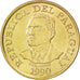 PARAGUAY, 10 Guaranies, 1990, KM #178, MS(63), Nickel-Bronze, 19.34, 2.83