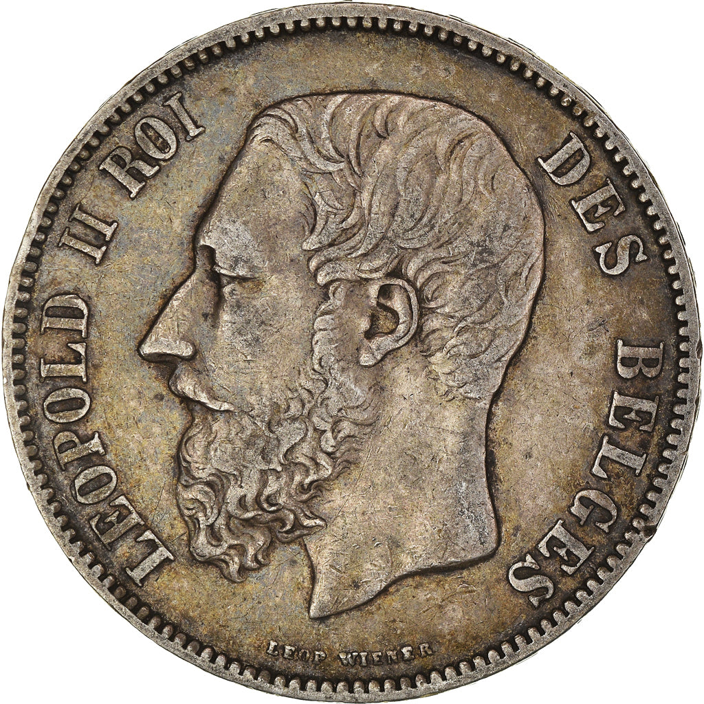 Monnaie, Belgique, Leopold II, 5 Francs, 5 Frank, 1874, TTB, Argent, KM:24