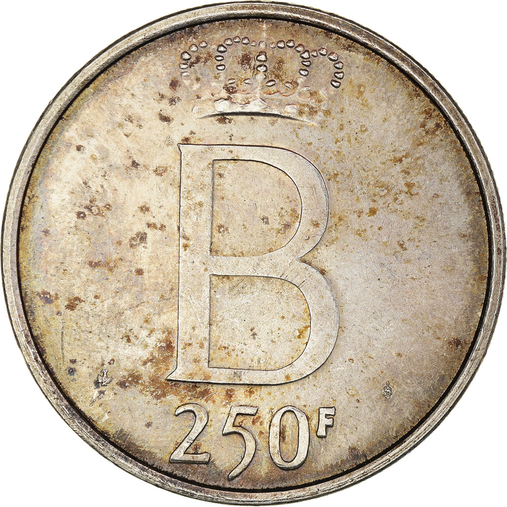Coin, Belgium, Baudouin I, 250 Francs, 250 Frank, 1976, Brussels, EF(40-45)