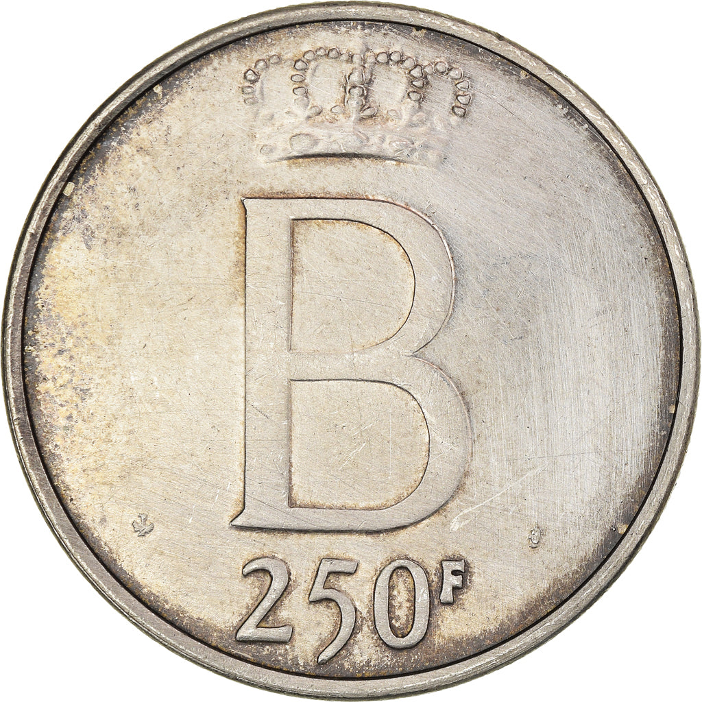 Coin, Belgium, Baudouin I, 250 Francs, 250 Frank, 1976, Brussels, EF(40-45)