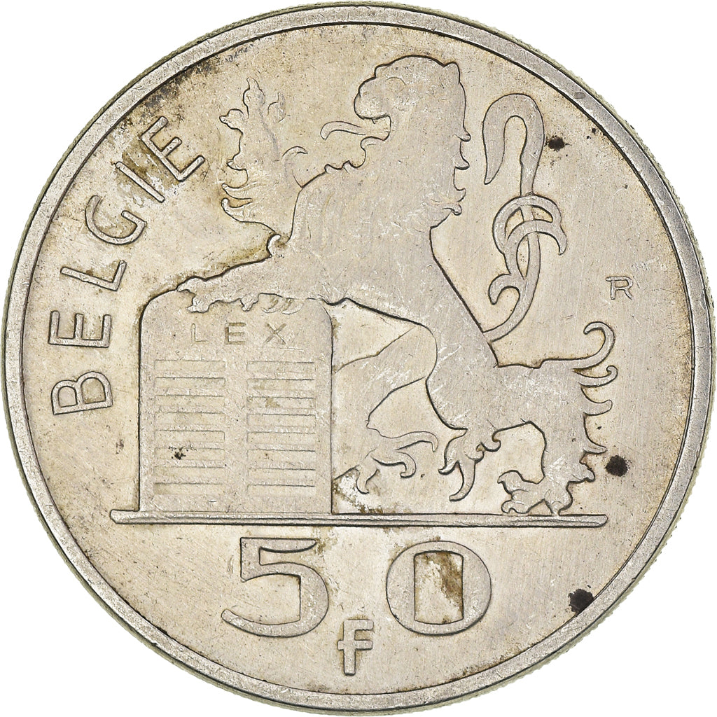 Monnaie, Belgique, Régence Prince Charles, 50 Francs, 50 Frank, 1950, TTB