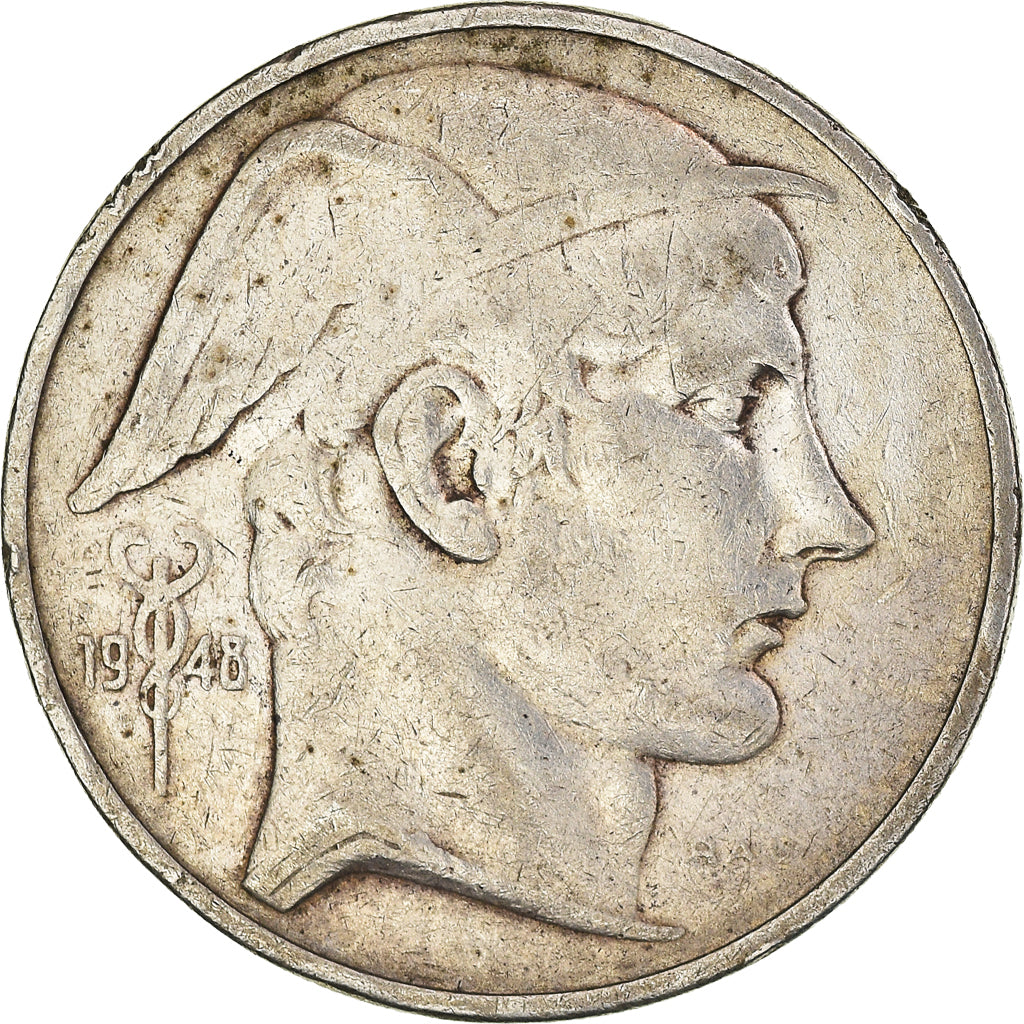 Monnaie, Belgique, Régence Prince Charles, 50 Francs, 50 Frank, 1948, TTB