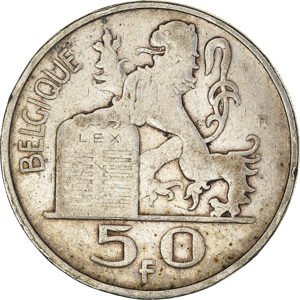 Monnaie, Belgique, Régence Prince Charles, 50 Francs, 50 Frank, 1948, TTB