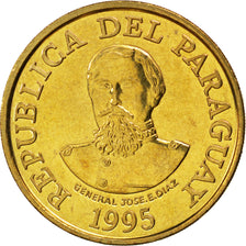 PARAGUAY, 100 Guaranies, 1995, KM #177a, MS(63), Brass Plated Steel, 5.48