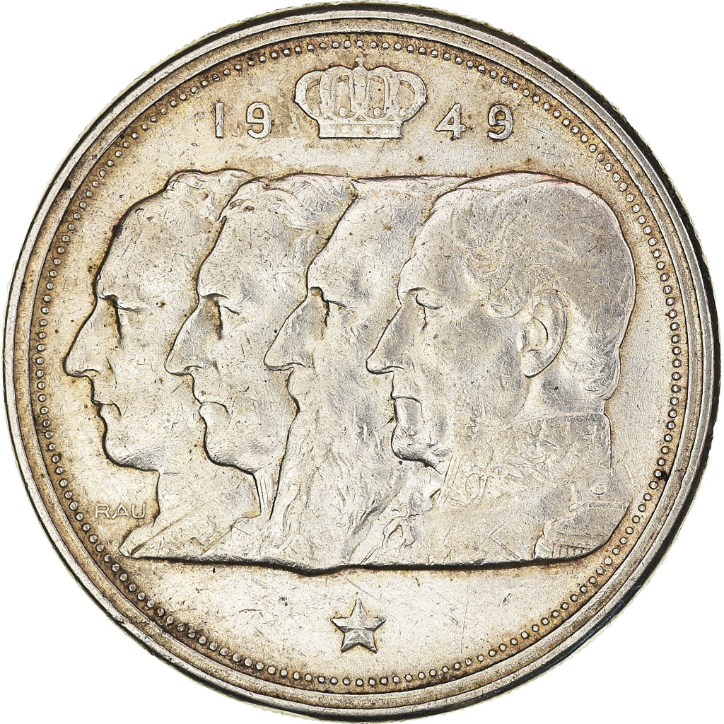 Coin, Belgium, Régence Prince Charles, 100 Francs, 100 Frank, 1949, EF(40-45)