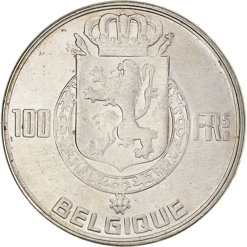 Monnaie, Belgique, Régence Prince Charles, 100 Francs, 100 Frank, 1950, TTB+