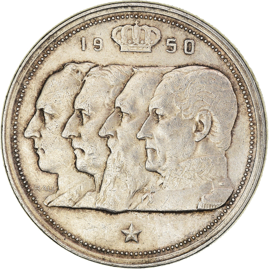 Coin, Belgium, Régence Prince Charles, 100 Francs, 100 Frank, 1950, EF(40-45)