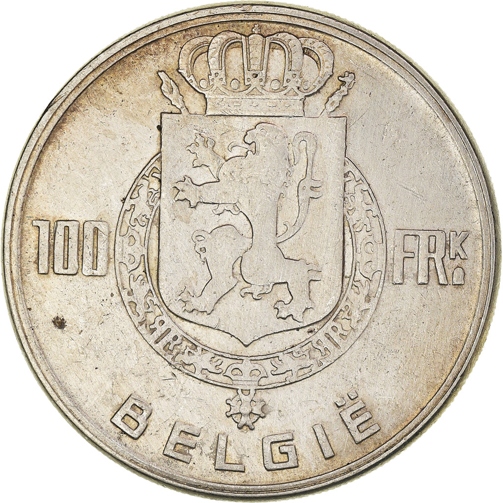 Coin, Belgium, Régence Prince Charles, 100 Francs, 100 Frank, 1951, VF(30-35)