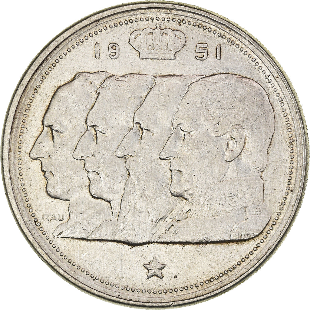 Münze, Belgien, Régence Prince Charles, 100 Francs, 100 Frank, 1951, SS