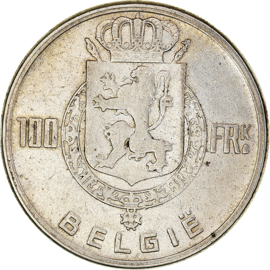 Münze, Belgien, Régence Prince Charles, 100 Francs, 100 Frank, 1951, SS
