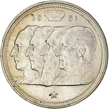 Coin, Belgium, Régence Prince Charles, 100 Francs, 100 Frank, 1951, AU(50-53)