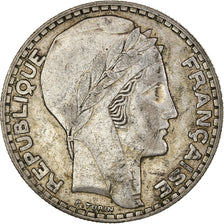 Coin, France, Turin, 20 Francs, 1933, Paris, Rameaux courts, EF(40-45), Silver