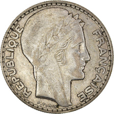 Coin, France, Turin, 20 Francs, 1933, Paris, Rameaux longs, EF(40-45), Silver