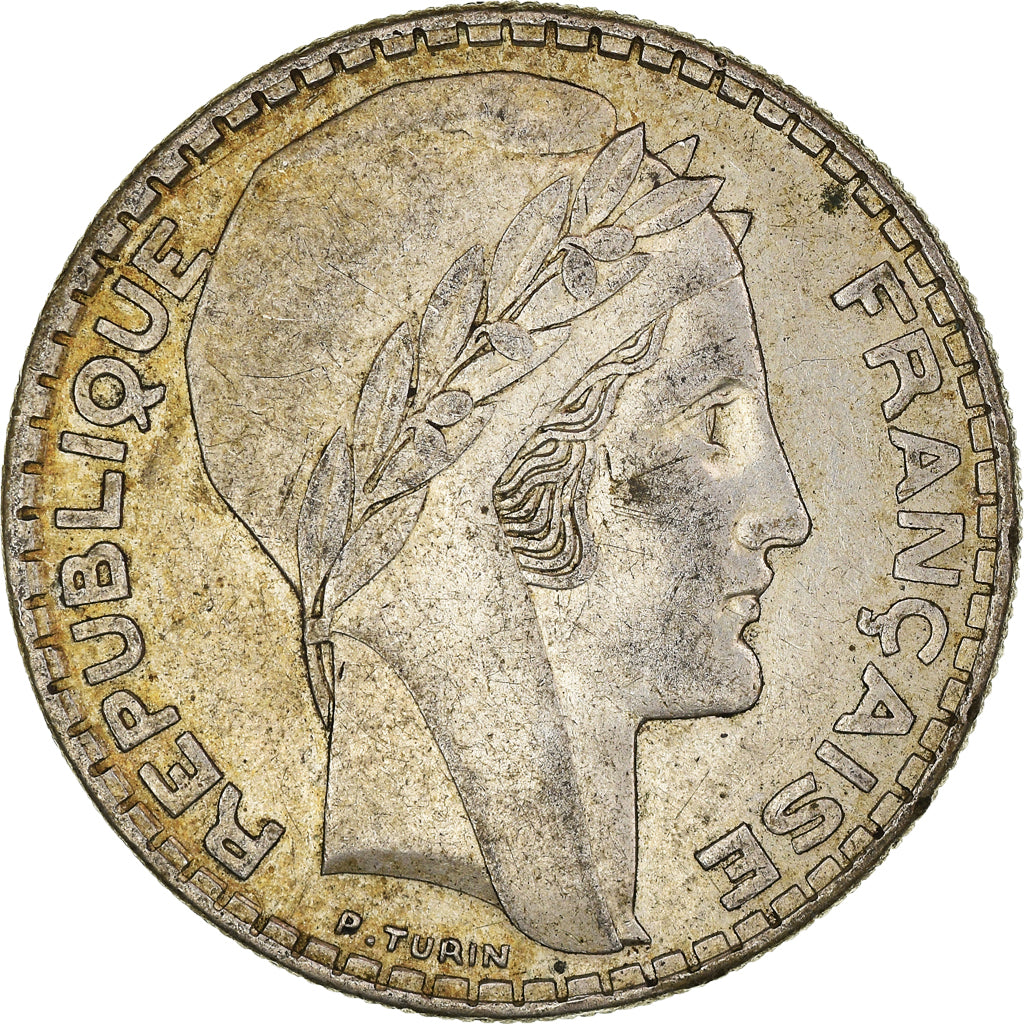 Monnaie, France, Turin, 20 Francs, 1934, Paris, TTB, Argent, Gadoury:852, KM:879