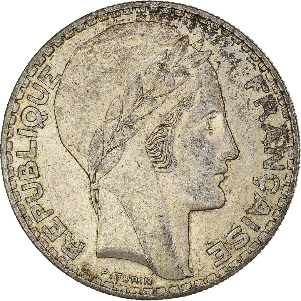 Coin, France, Turin, 20 Francs, 1934, Paris, EF(40-45), Silver, KM:879