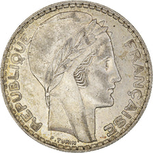 Moneta, Francja, Turin, 20 Francs, 1934, Paris, AU(50-53), Srebro, KM:879
