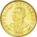 PARAGUAY, 10 Guaranies, 1996, KM #178a, MS(63), Brass Plated Steel, 2.68