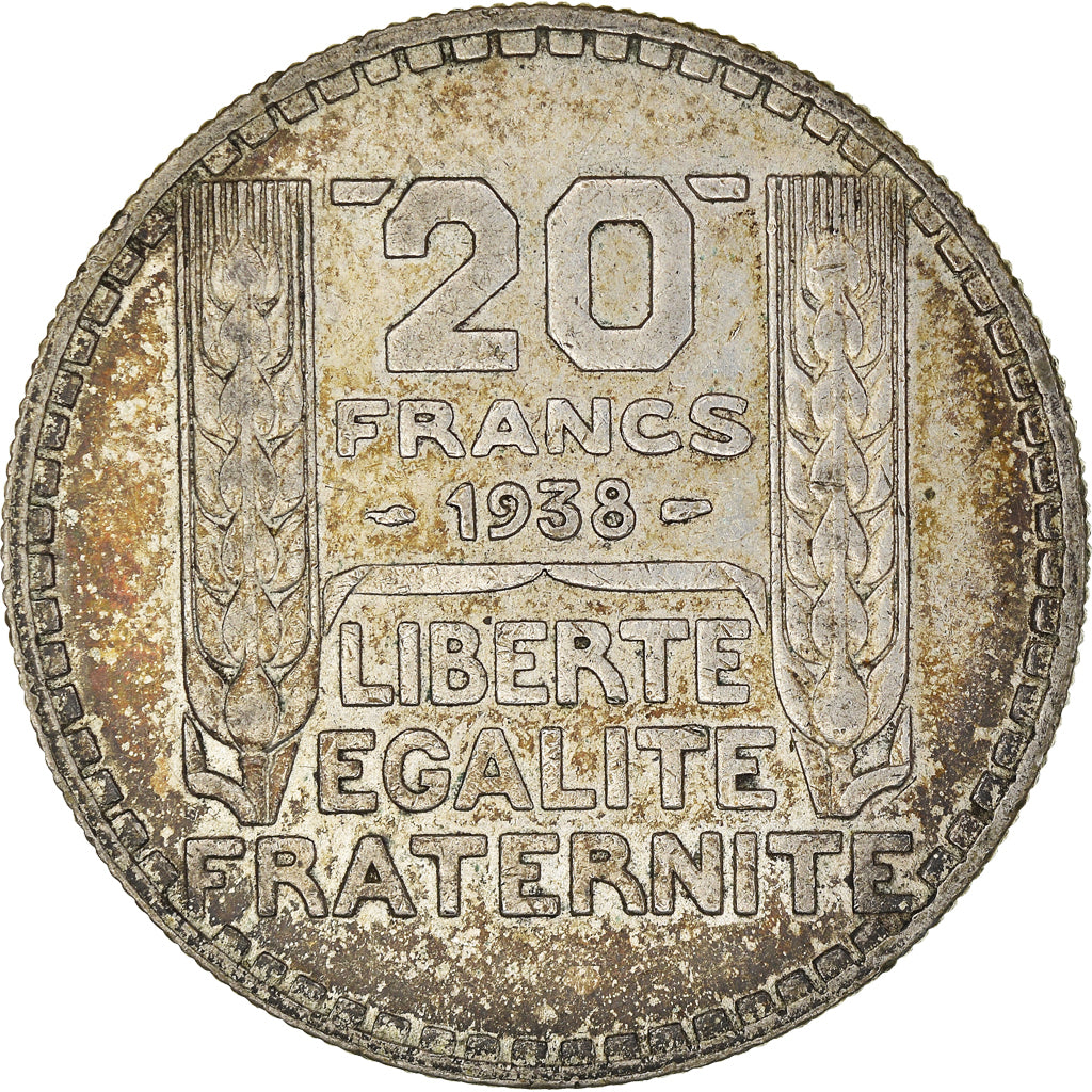 Monnaie, France, Turin, 20 Francs, 1938, Paris, TTB, Argent, Gadoury:852, KM:879