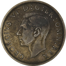 Coin, Great Britain, George VI, 1/2 Crown, 1939, EF(40-45), Silver, KM:856