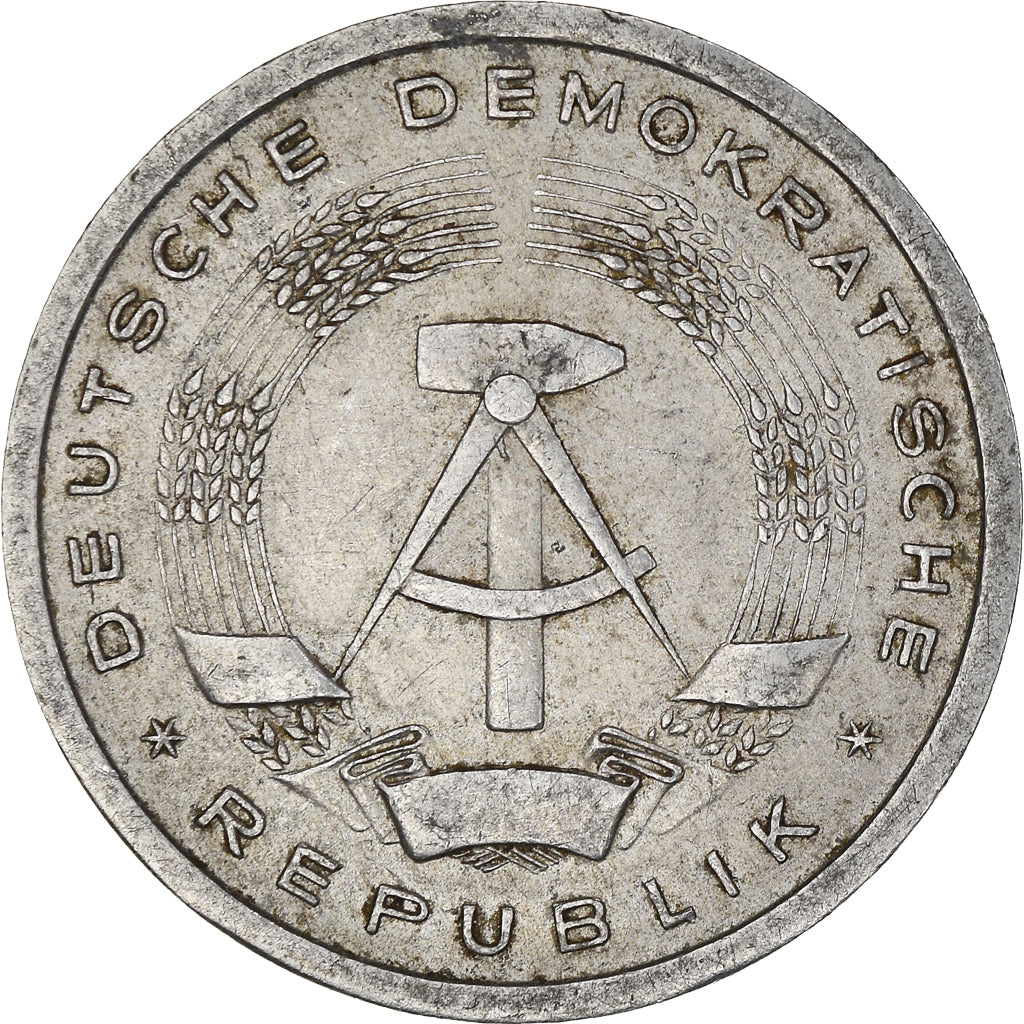 Coin, GERMAN-DEMOCRATIC REPUBLIC, Mark, 1956, Berlin, EF(40-45), Aluminum, KM:13