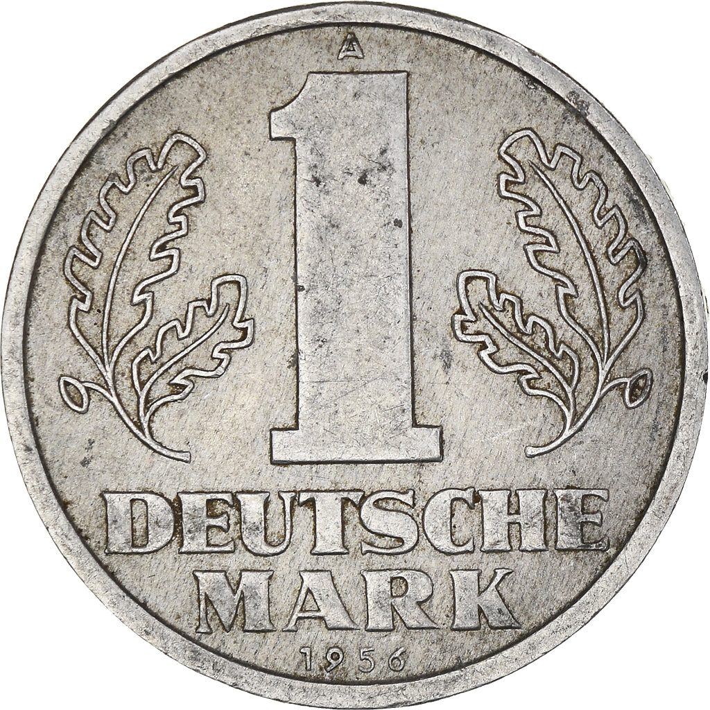 Coin, GERMAN-DEMOCRATIC REPUBLIC, Mark, 1956, Berlin, EF(40-45), Aluminum, KM:13