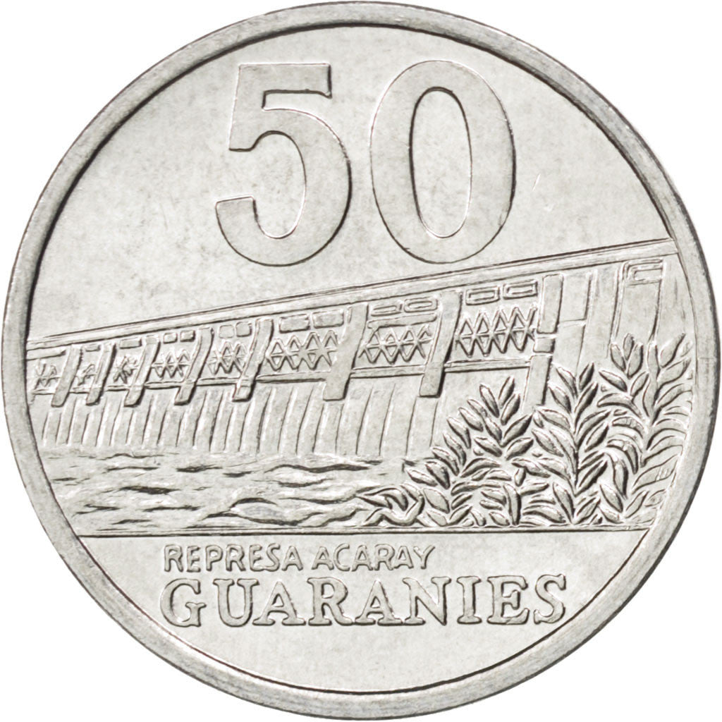 Moneta, Paraguay, 50 Guaranies, 2006, SPL, Alluminio, KM:191b