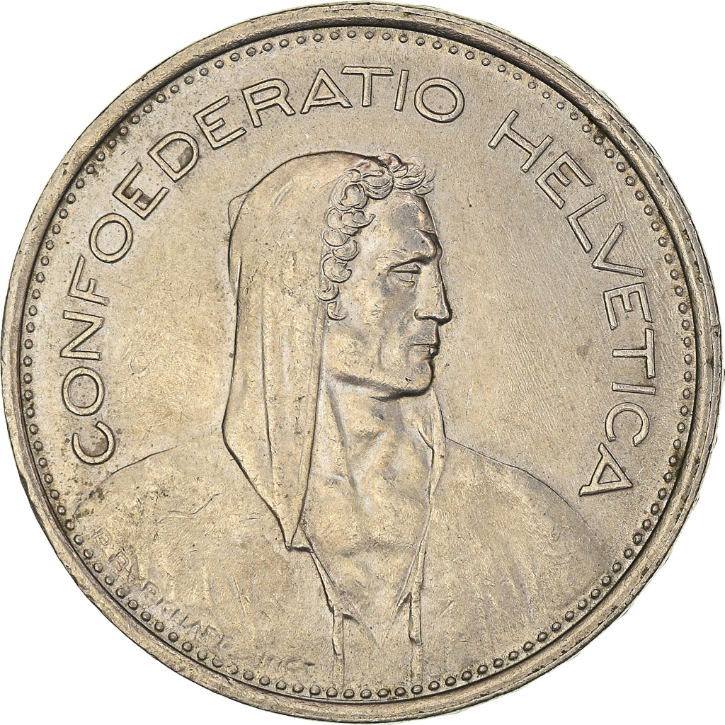 Coin, Switzerland, 5 Francs, 1968, Bern, EF(40-45), Copper-nickel, KM:40a.1