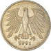 Coin, GERMANY - FEDERAL REPUBLIC, 5 Mark, 1991, Hamburg, AU(50-53)