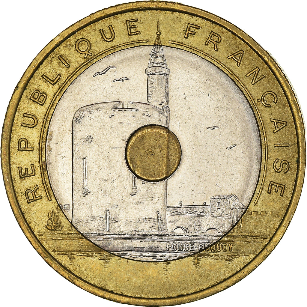Moneta, Francja, Jeux Méditerranéens, 20 Francs, 1993, AU(50-53)