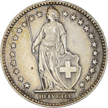 Coin, Switzerland, 2 Francs, 1955, Bern, AU(50-53), Silver, KM:21