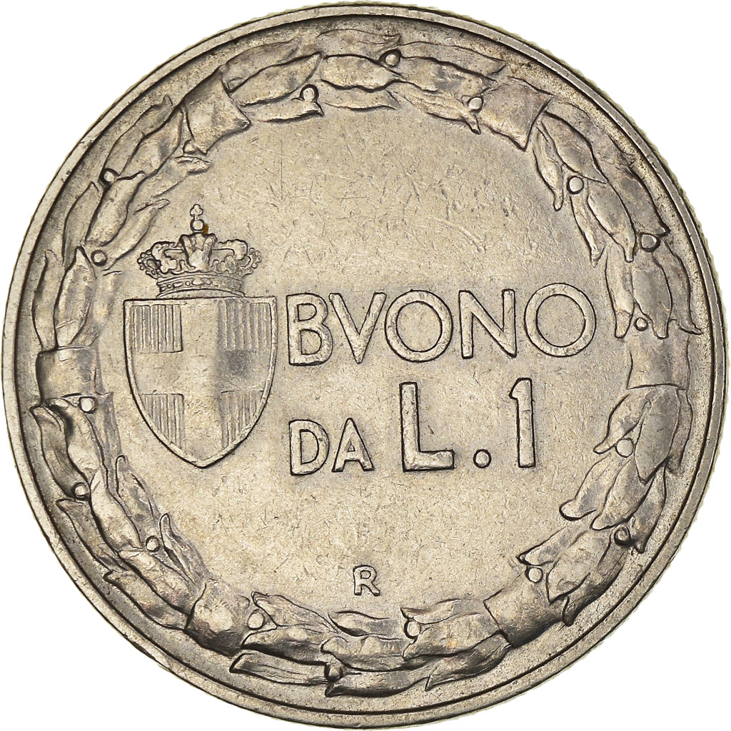 Münze, Italien, Vittorio Emanuele III, Lira, 1922, Rome, SS+, Nickel, KM:62