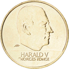 NORWAY, 20 Kroner, 2003, KM #453, MS(63), Nickel-Brass, 27.5, 9.89