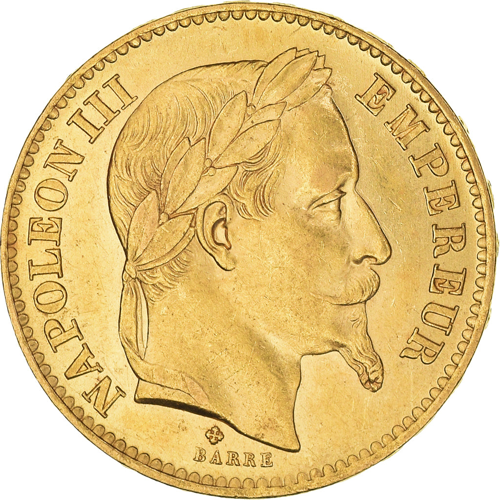 Monnaie, France, Napoleon III, 20 Francs, 1868, Strasbourg, SUP, Or