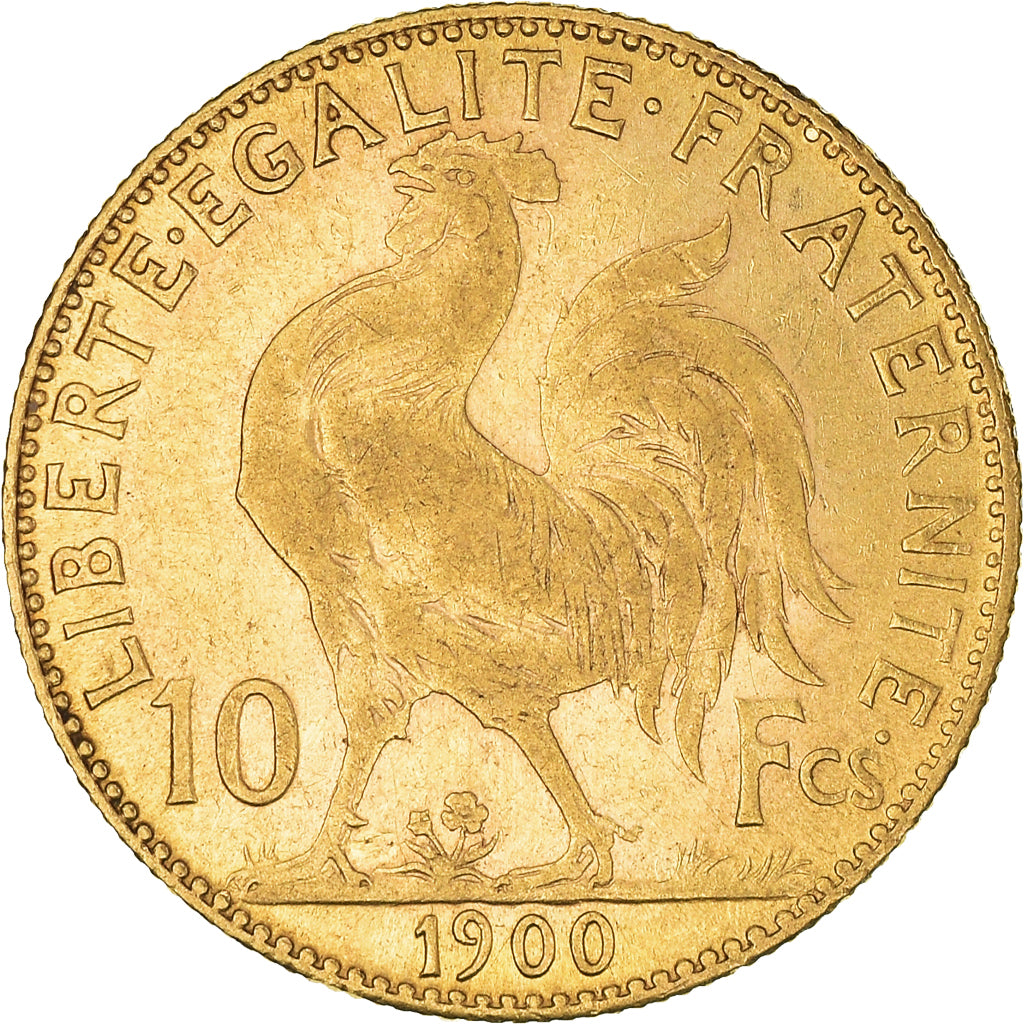 Coin, France, Marianne, 10 Francs, 1900, Paris, EF(40-45), Gold, KM:846
