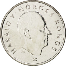 NORWAY, 5 Kroner, 1995, KM #456, MS(63), Copper-Nickel, 29.5, 11.36