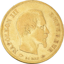 Coin, France, Napoleon III, 10 Francs, 1857, Paris, VF(30-35), Gold, KM:784.3