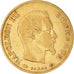 Moneta, Francia, Napoleon III, 10 Francs, 1859, Paris, MB+, Oro, KM:784.3