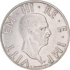 Coin, Italy, Vittorio Emanuele III, 2 Lire, 1940, Rome, AU(50-53), Stainless