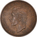Coin, Great Britain, George VI, 1/2 Penny, 1950, AU(50-53), Bronze, KM:868