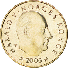NORWAY, 20 Kroner, 2006, Royal Norwegian Mint, KM #479, MS(63), Nickel-Brass,...