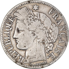 Münze, Frankreich, Cérès, 2 Francs, 1870, Paris, S+, Silber, KM:817.1