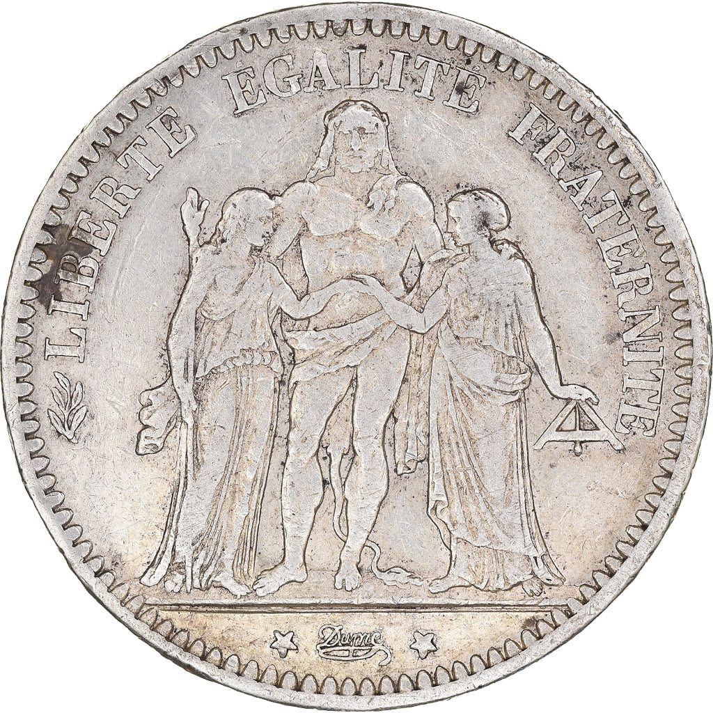 Monnaie, France, Hercule, 5 Francs, 1873, Paris, TB+, Argent, Gadoury:745a